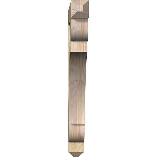 Olympic Craftsman Rough Sawn Bracket, Douglas Fir, 4W X 34D X 38H